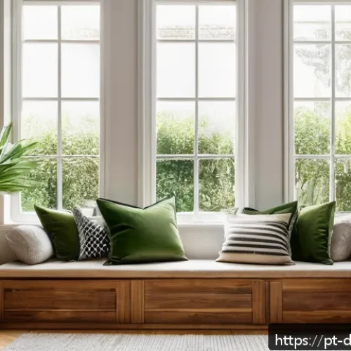 디지털디톡스와 오프라인 생활 즐기기 - A serene indoor living room scene bathed in natural sunlight streaming through large windows, featur...